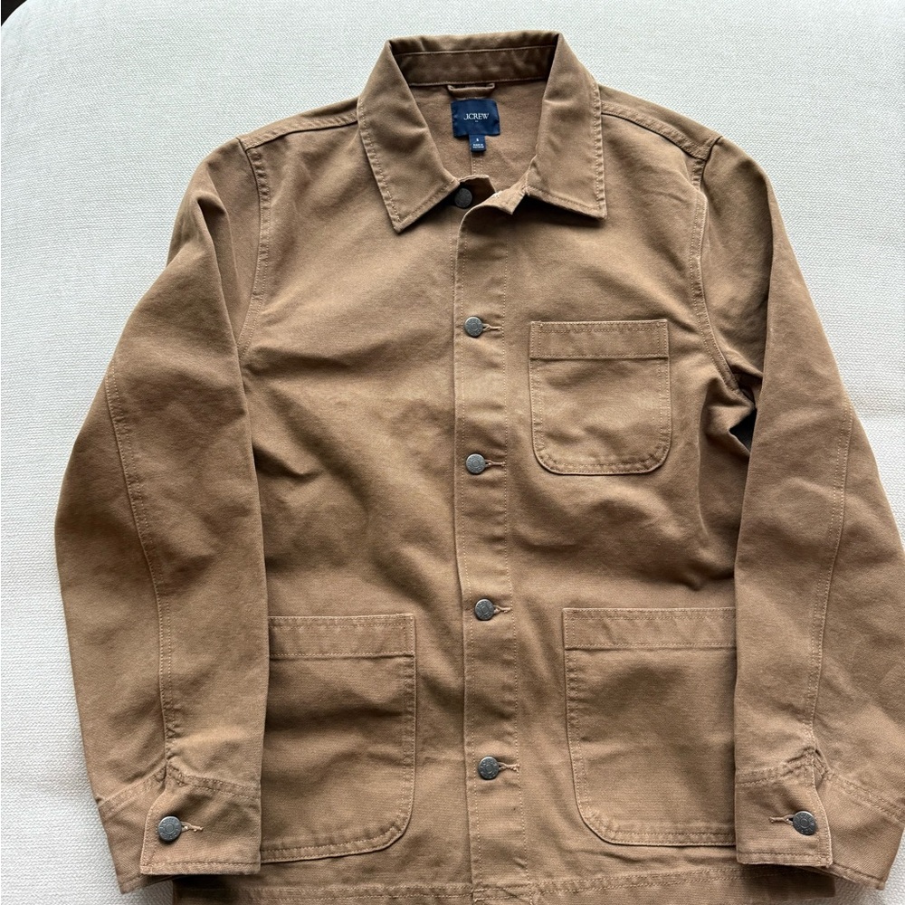 J. Crew Tan Shirt Jacket
